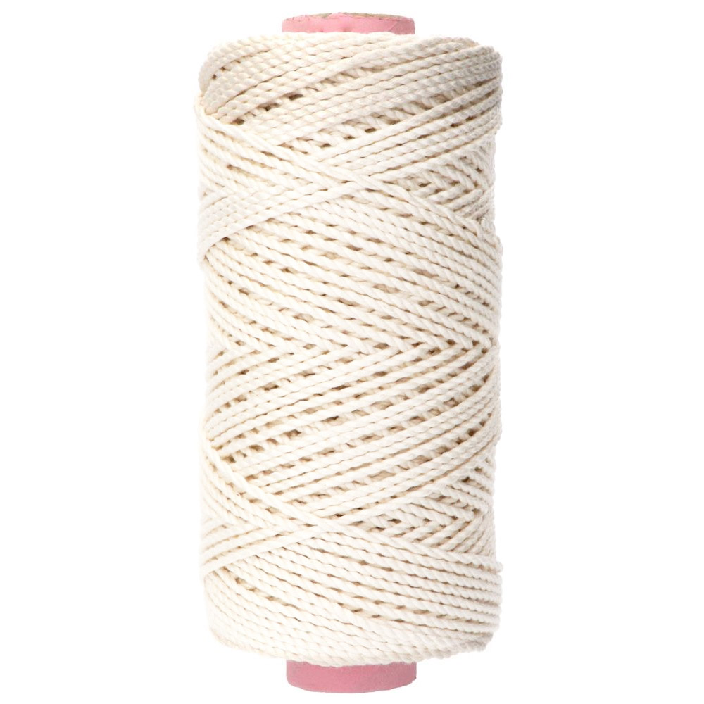 Natrlich - 3 mm - Bambus gedrehtes Seil