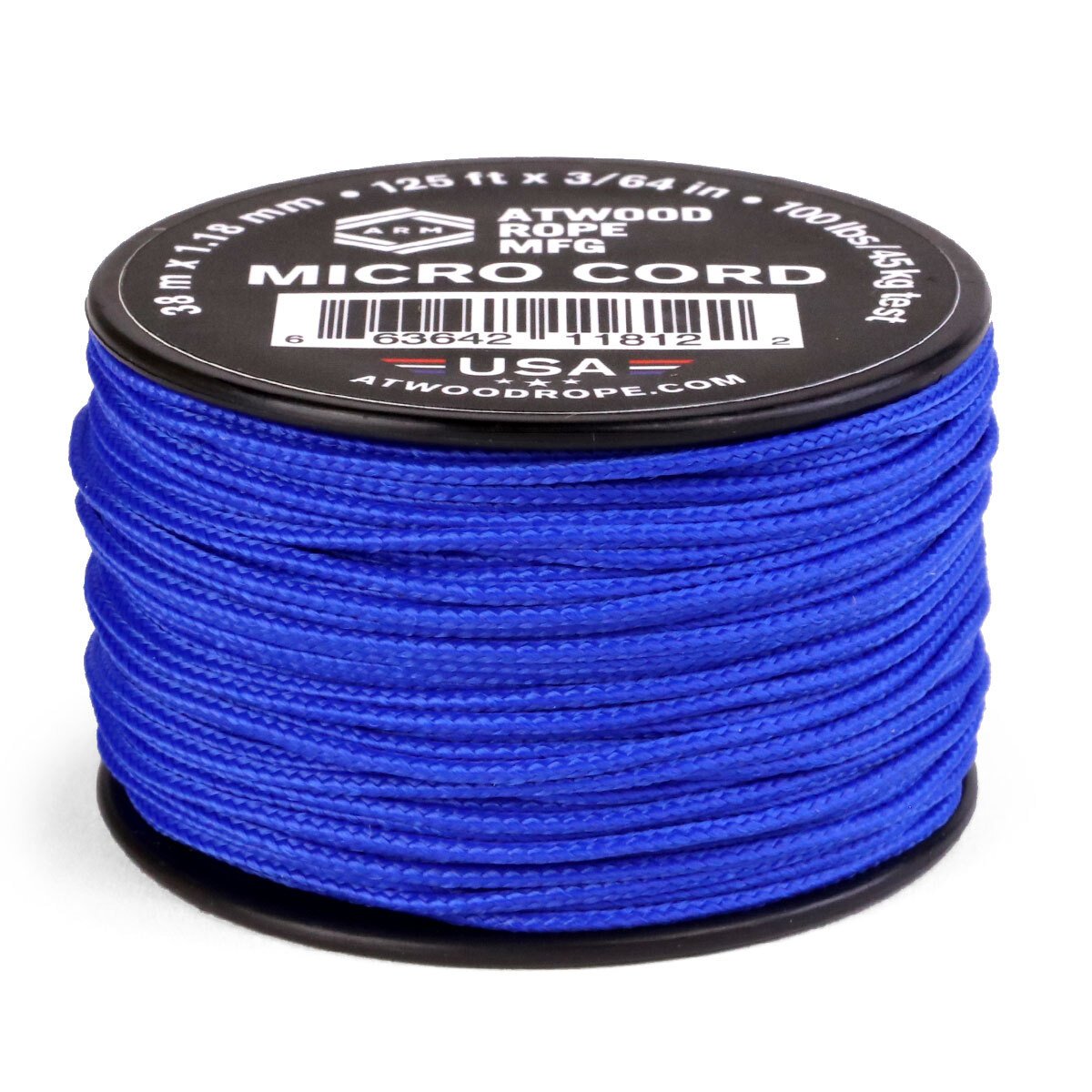 38mtr Ultramarine Blue Micro Paracord