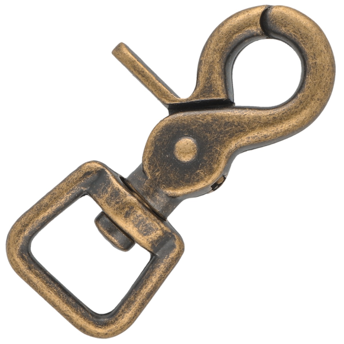 Antikes Messing Clip Wirbelkarabiner - 1 | 10 | 20 Stücke