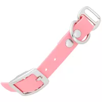 Pastel rosa - 20 mm Biothane Adapter Mit Nieten Pastel rosa - 20 mm Biothane Adapter Mit Nieten