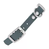 Petrol Blau & Nickel - 20 mm Biothane Adapter Mit Nieten Petrol Blau & Nickel - 20 mm Biothane Adapter Mit Nieten