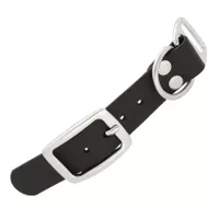 Schwarz - 25 mm Biothane Adapter Mit Nieten Schwarz - 25 mm Biothane Adapter Mit Nieten