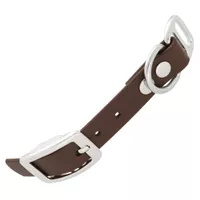 Dark Braun - 20 mm Biothane Adapter Mit Nieten Dark Braun - 20 mm Biothane Adapter Mit Nieten