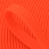 PVC-beschichtetes Gurtband HEXA 'Neon Orange' 10 mm PVC-beschichtetes Gurtband HEXA 'Neon Orange' 10 mm