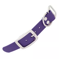 Violet & Silber - 25 mm Biothane Adapter Mit Nieten Violet & Silber - 25 mm Biothane Adapter Mit Nieten