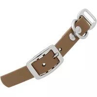 Coyote Braun & Silber - 20 mm Biothane Adapter Mit Nieten Coyote Braun & Silber - 20 mm Biothane Adapter Mit Nieten