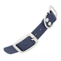 Navy Blau - 25 mm Biothane Adapter Mit Nieten Navy Blau - 25 mm Biothane Adapter Mit Nieten