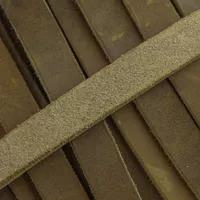 15mm Olive Fettleder Meterware Endlosriemen 15mm Olive Fettleder Meterware Endlosriemen