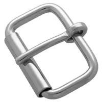 Edelstahl 40 x 5 mm Roll-Gürtelschnalle Edelstahl 40 x 5 mm Roll-Gürtelschnalle