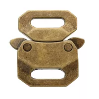 15mm Antiek Messing Metall Schloss Schnalle (Groß) 15mm Antiek Messing Metall Schloss Schnalle (Groß)