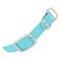 Skyan Blau - 25 mm Biothane Adapter Mit Nieten Skyan Blau - 25 mm Biothane Adapter Mit Nieten