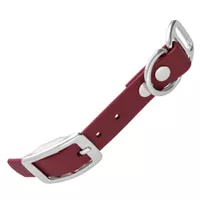 Wine Rot - 20 mm Biothane Adapter Mit Nieten Wine Rot - 20 mm Biothane Adapter Mit Nieten