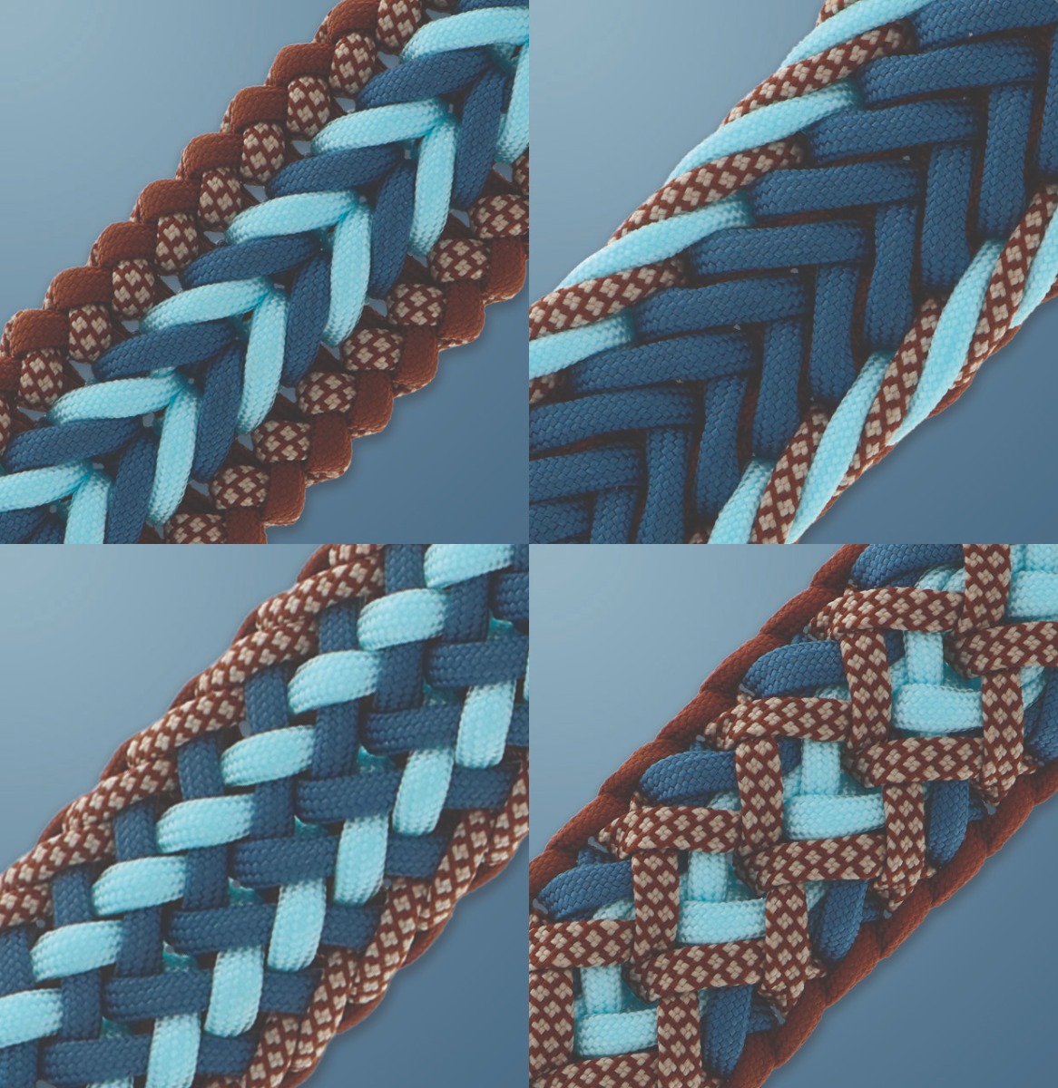DIY-Set ''Blueberry Brownie'' - Hundehalsband selber machen von Le Trecce  di Nina